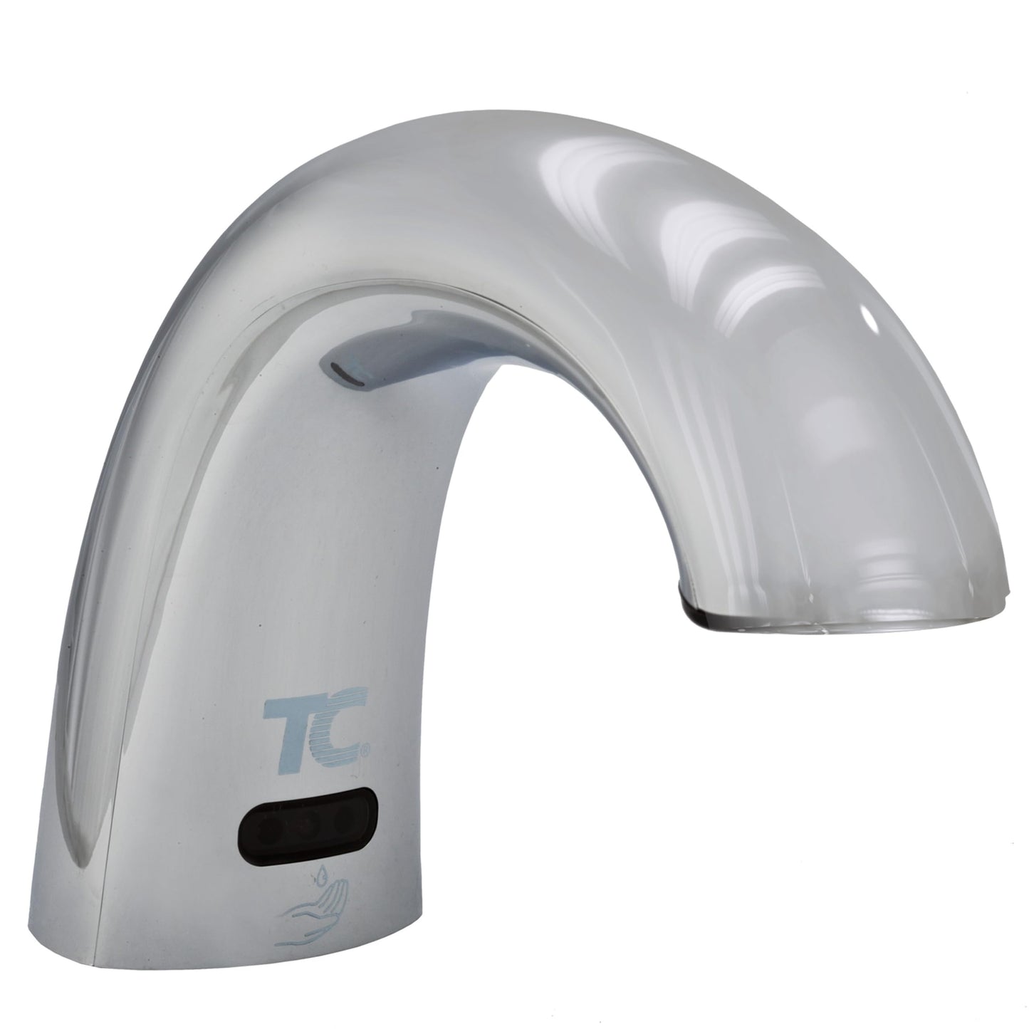 Rubbermaid Commercial Products Oneshot Automatic Counter Deck Mount Touchless Foam Hand Soap Dispenser Low Profile for Restrooms in Restaurants/Hotels/Schools/Airports/Offices