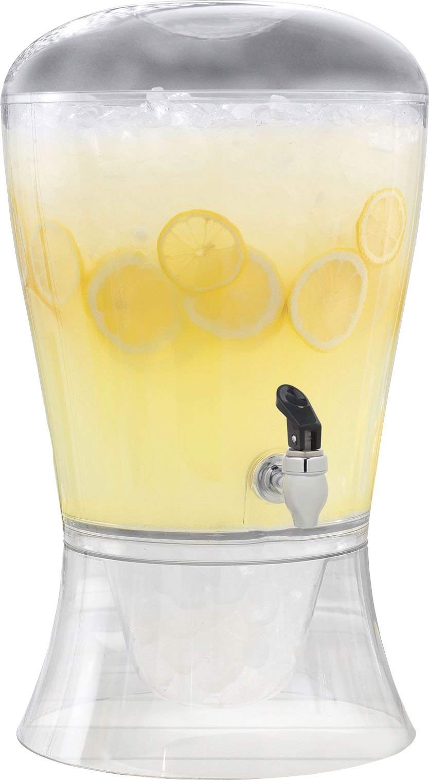 CreativeWare RM-BEV01 Poly Prop Beverage Dispenser 3-Gallon Unbreakable Beverage Dispenser, Clear
