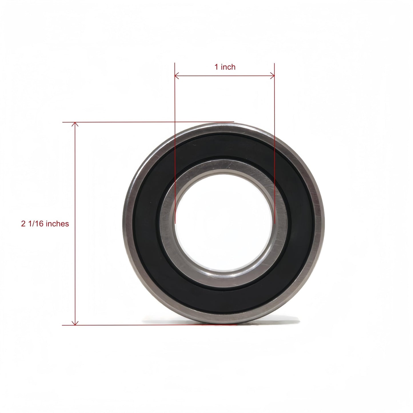 DEEG 10 PCS 6205-1-2RS Spindle Bearing 1 inch bore 6205-16-2RS 1" x52x15mm Bearing for Kubota 70060-00129 7006000129, 08101-06205 0810106205