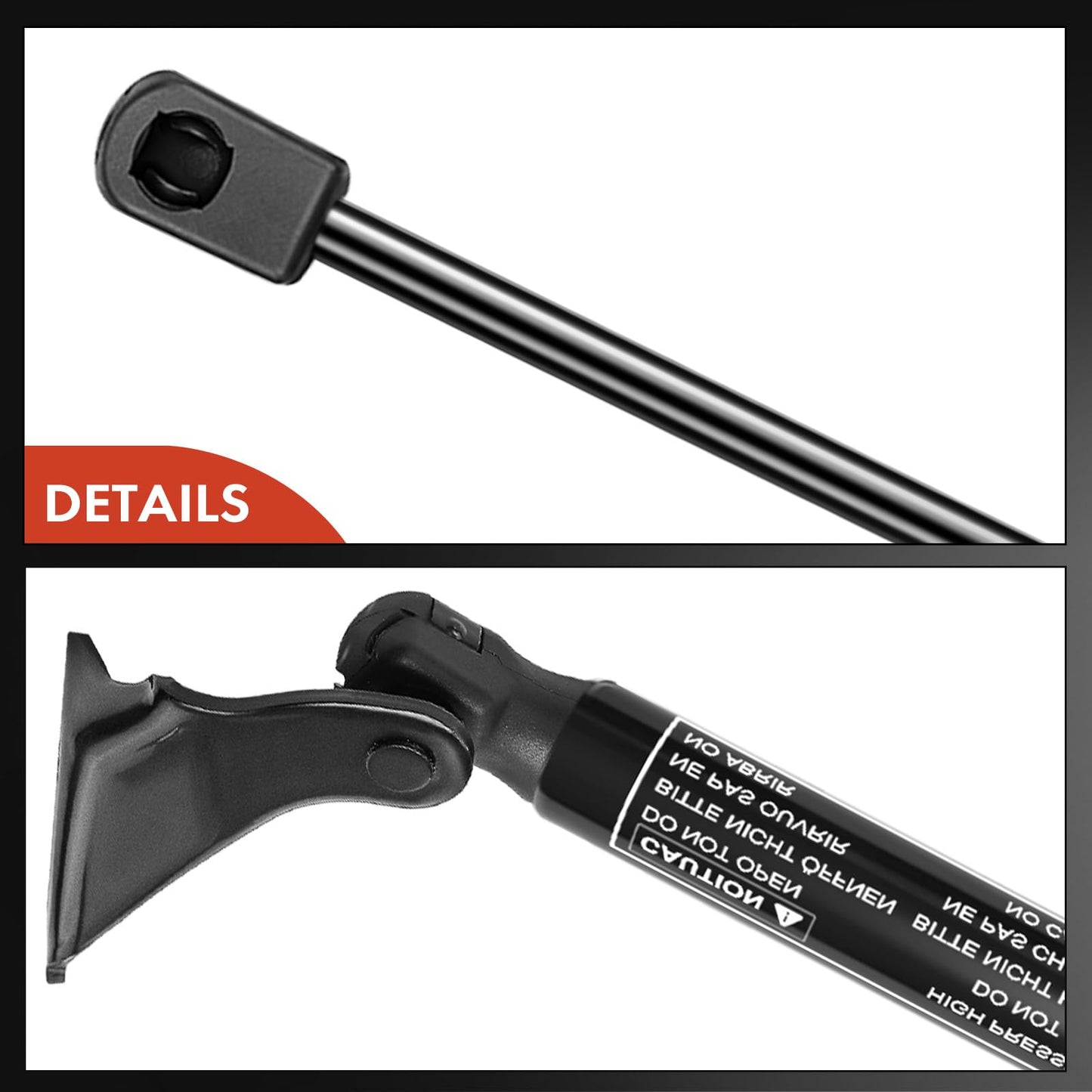 A-Premium Rear Hatch Lift Supports Shock Struts Compatible with Nissan Tiida 2008 2010-2012 Versa 2007-2012 L4 1.8L Hatchback 2-PC Set