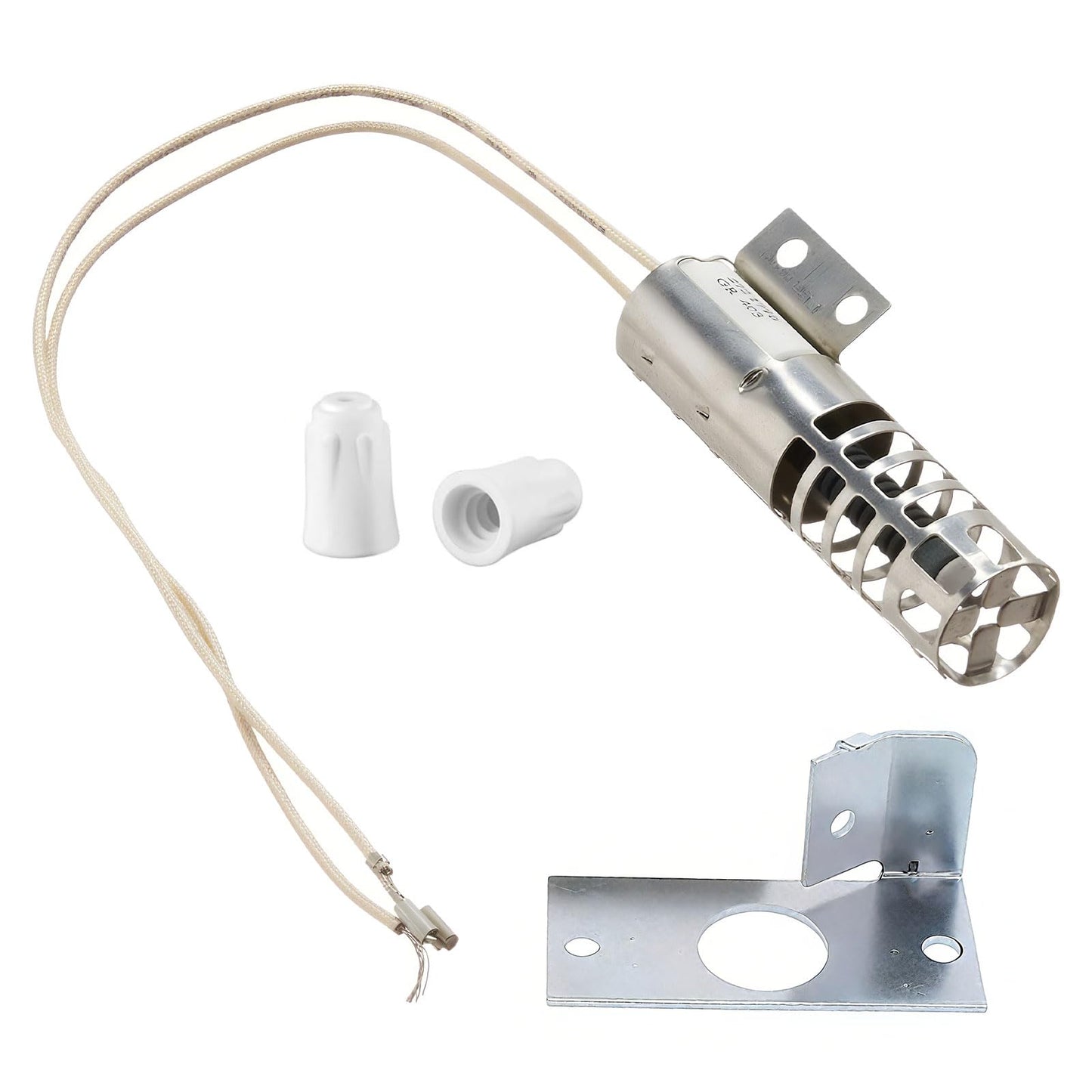 Upgrade WB2X9154 Oven Igniter Compatible with GE Whirlpool Round Style Gas Range Oven Igniter Replacement Parts WB13K10027 WB13K3 PS243425 AP2014008