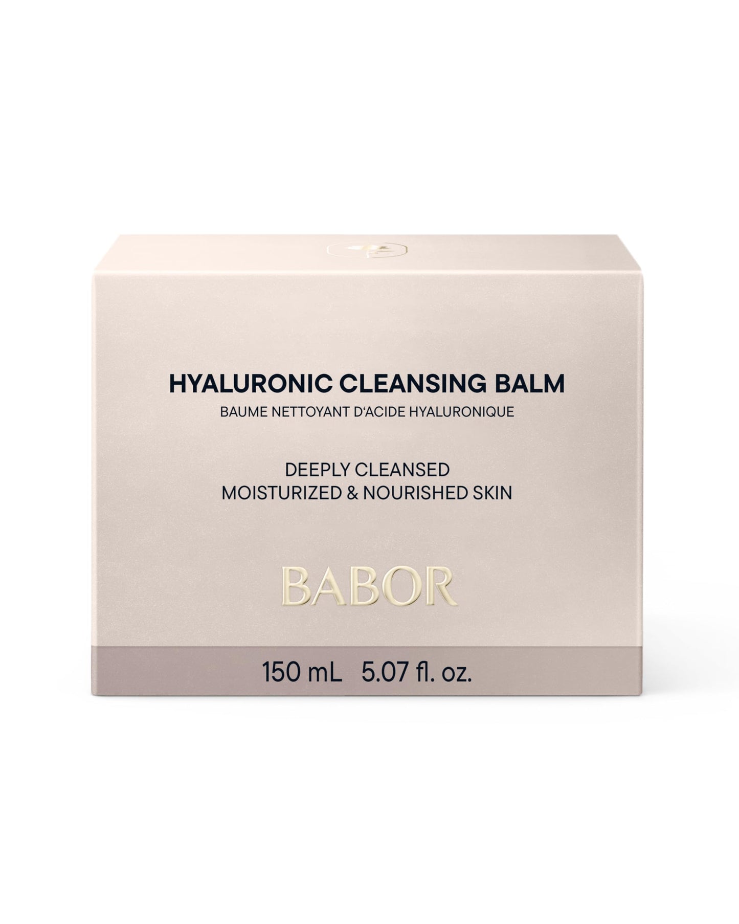 BABOR Hyaluronic Cleansing Balm to Oil for Demanding Skin, Gentle Cleansing for Face Infused with Hyaluronic Acid to Hydrate Skin, 150 ml