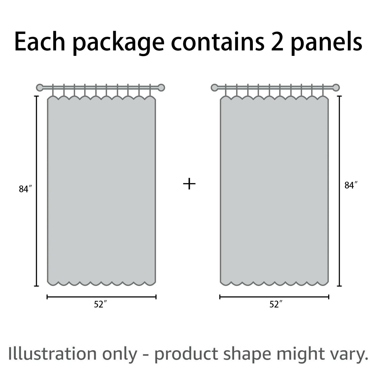 YoungsTex Natural Linen Curtains 84 Inch Long for Living Room Bedroom Grommet Top Light Filtering Privacy Linen Textured Window Semi Sheer Drapes, 2 Panels, 52x84 Inch, Natural