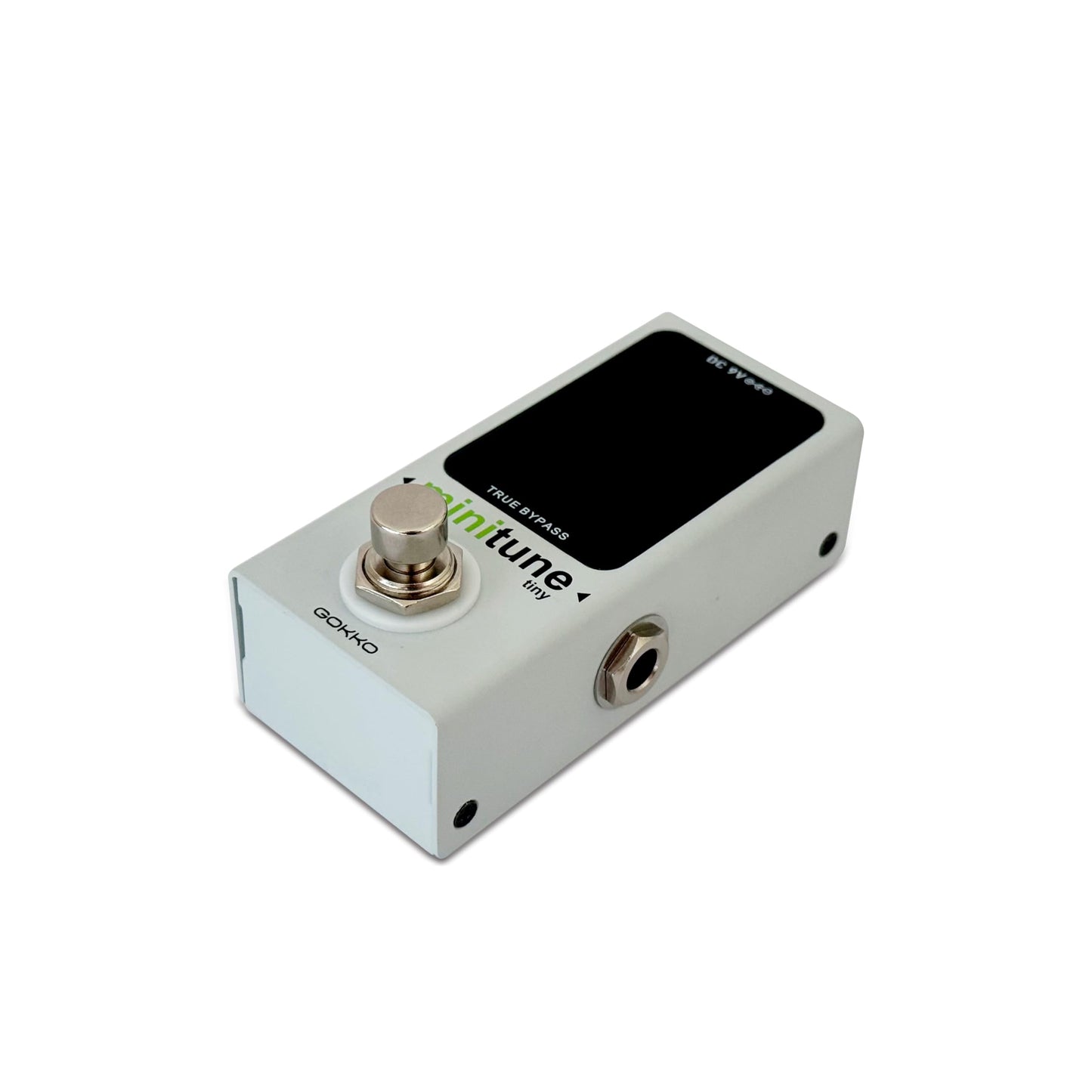 GOKKO GK-70 MiniTune – Compact Chromatic Tuner Pedal for Guitar & Bass, LED Display, True Bypass, Fast & Accurate Mini Pedalboard Tuner
