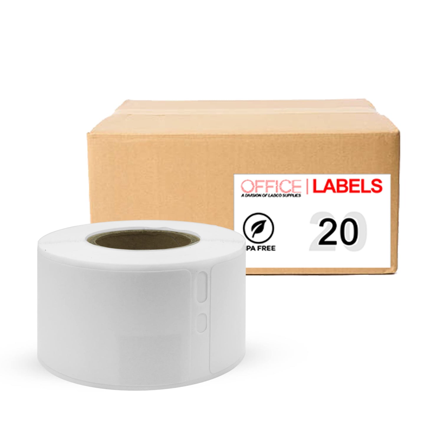 OFFICE LABELS Replacement for Dymo 30251 1-1/8 x 3-1/2 20 Rolls