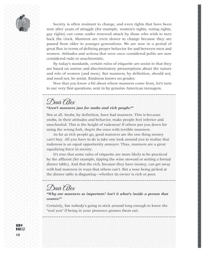 How Rude!: The Teen Guide to Good Manners, Proper Behavior, and Not Grossing People Out