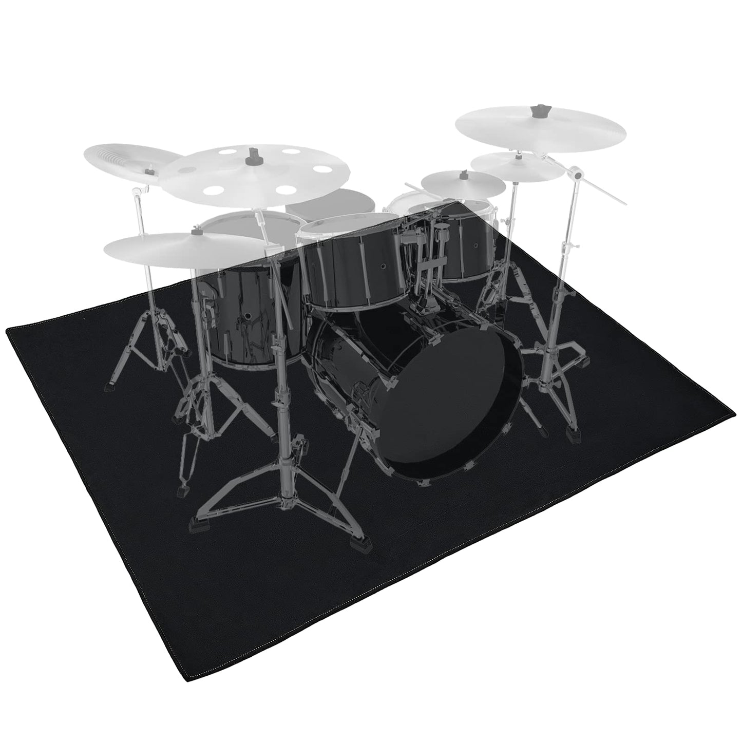 Anjetan Electric Drum Mat 1.9m x 1.5m - Jazz Accessories, Gift for Drummers