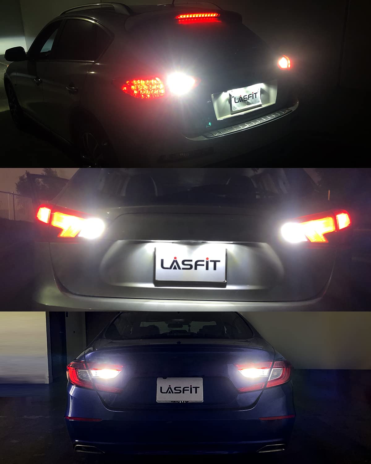 LASFIT ๐๐ซ๐จ T15 912 W16W 921 LED Reverse Light Bulbs, ๐:๐ ๐๐๐ For Silverado 1500/2500 HD/3500 HD 2014-2022 2023 2024 2025 2026, 6000K Xenon White 10X Brighter Backup Replace, Plug-N-Play, IP68
