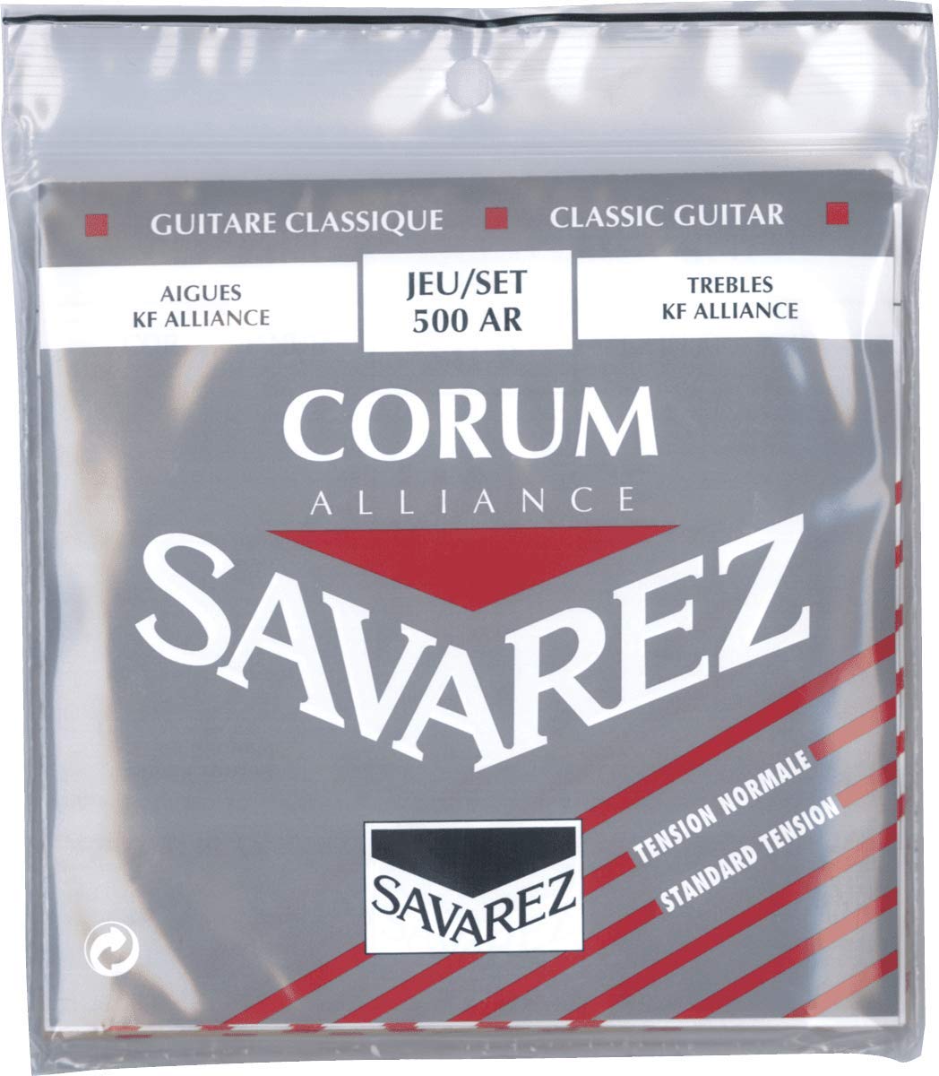 Savarez Strings 500AR Nylon Classical Guitar Strings, Medium