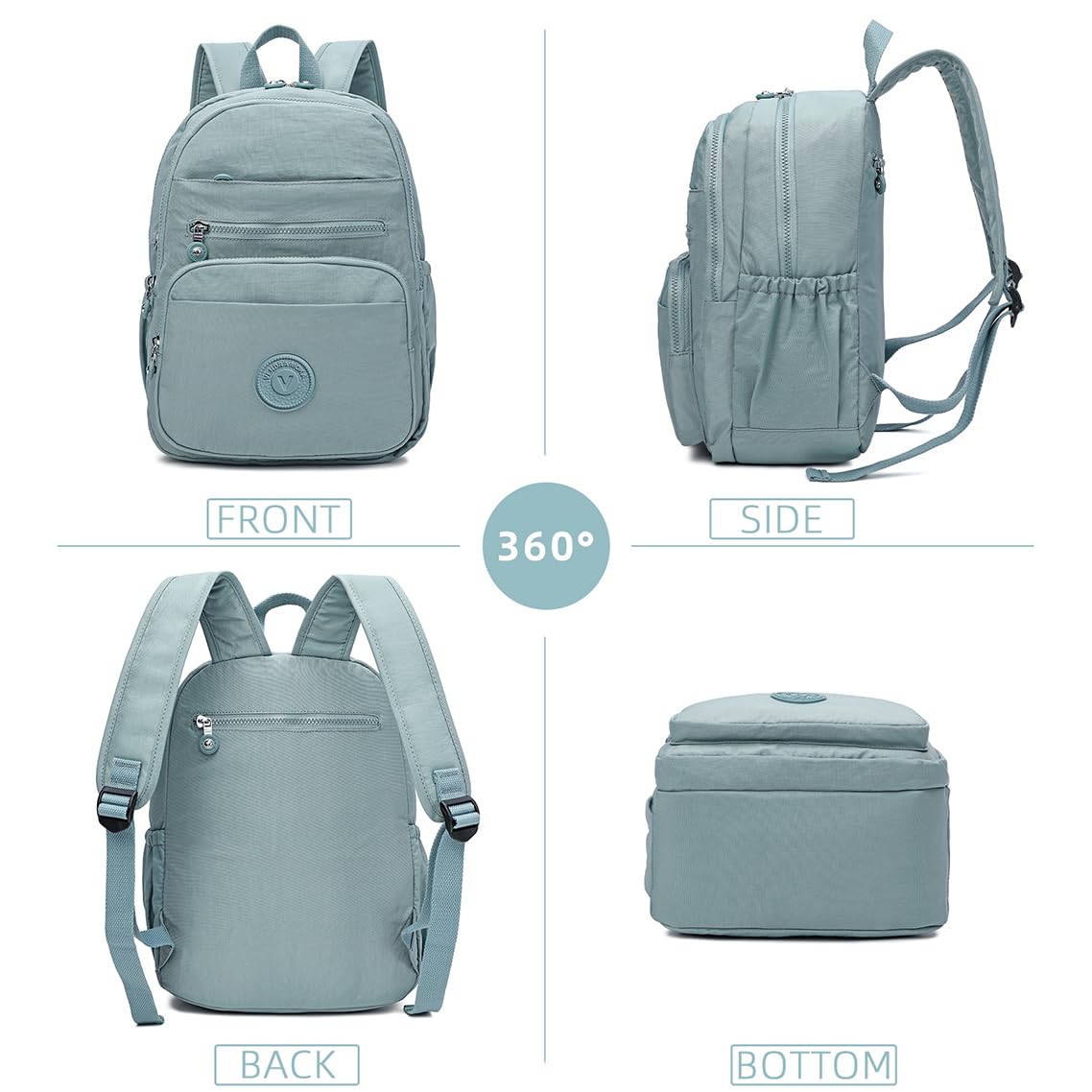 Hiking Waterproof 13" Laptop Backpack Purse for Women and Men,Travel Backpack