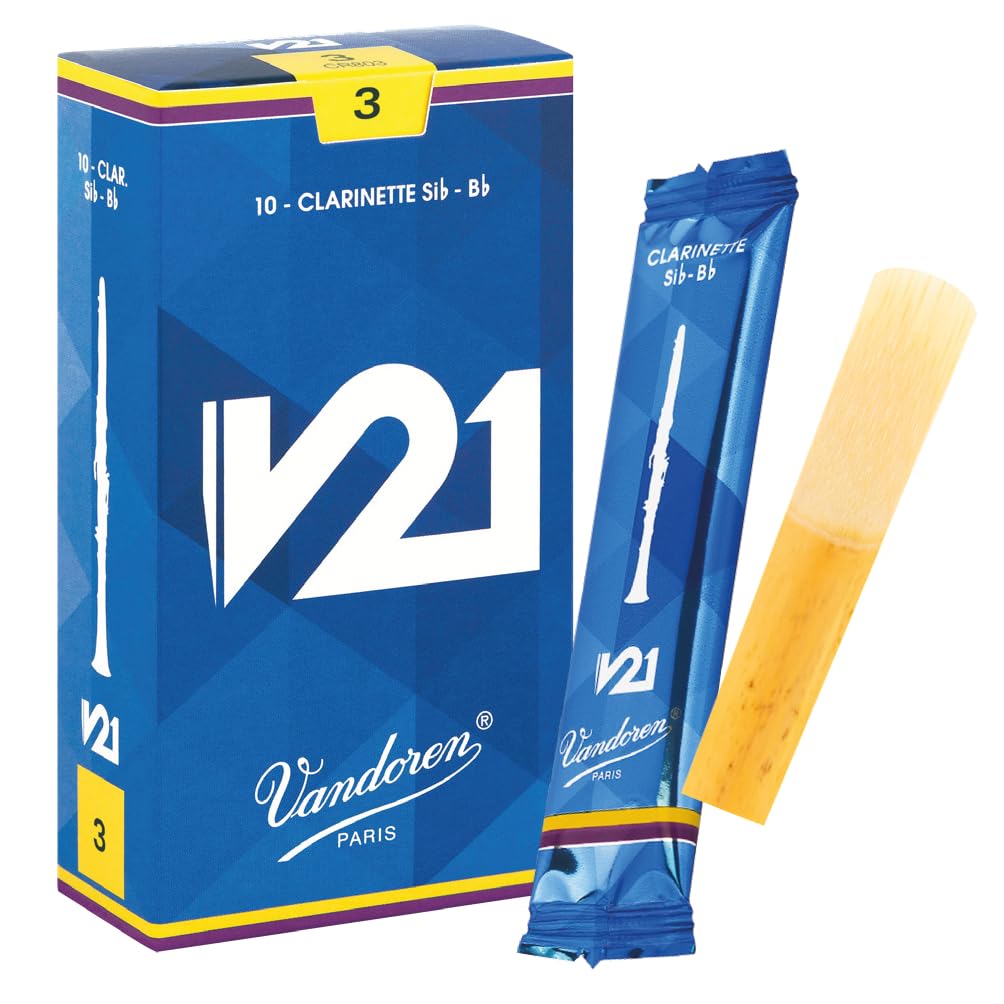 Vandoren CR803 Bb Clarinet V21 Reeds Strength 3; Box of 10