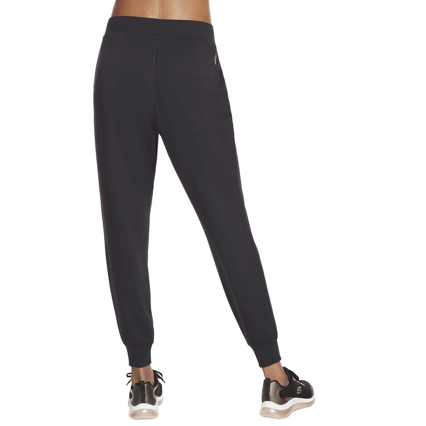 Skechers Women's Misses GOLOUNGE Skechluxe Restful Jogger Pant, Black, M