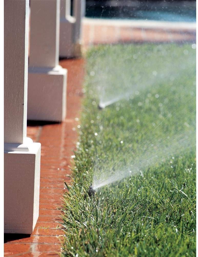 Rain Bird 1804AP4PK Professional Pop-Up Sprinkler, Adjustable 0° - 360° Pattern, 8' - 15' Spray Distance, 4" Pop-up Height, 4-Pack