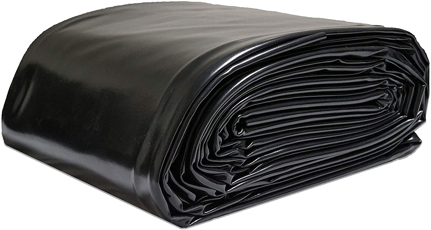 13X10 Ft Pond Liner 20Mil Flexible Liners Water Garden Fish Pond Liner Elasticity LDPE Pound Skins