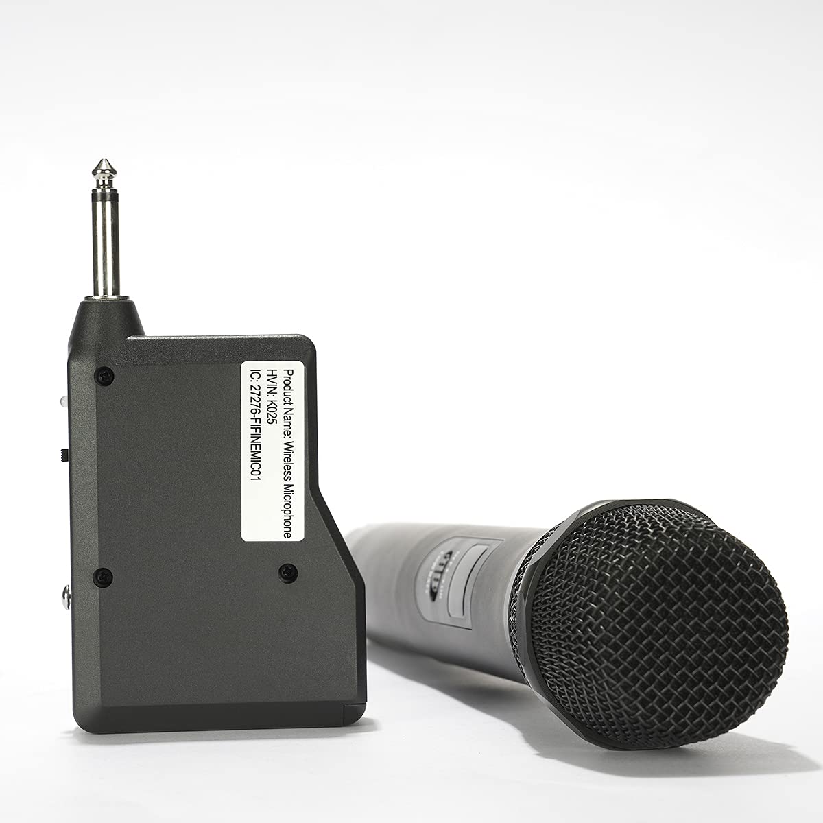 FIFINE TECHNOLOGY Wireless Microphone, Handheld Dynamic Microphone Wireless mic System for Karaoke Nights and House Parties to Have Fun Over the Mixer,PA System,Speakers-K025