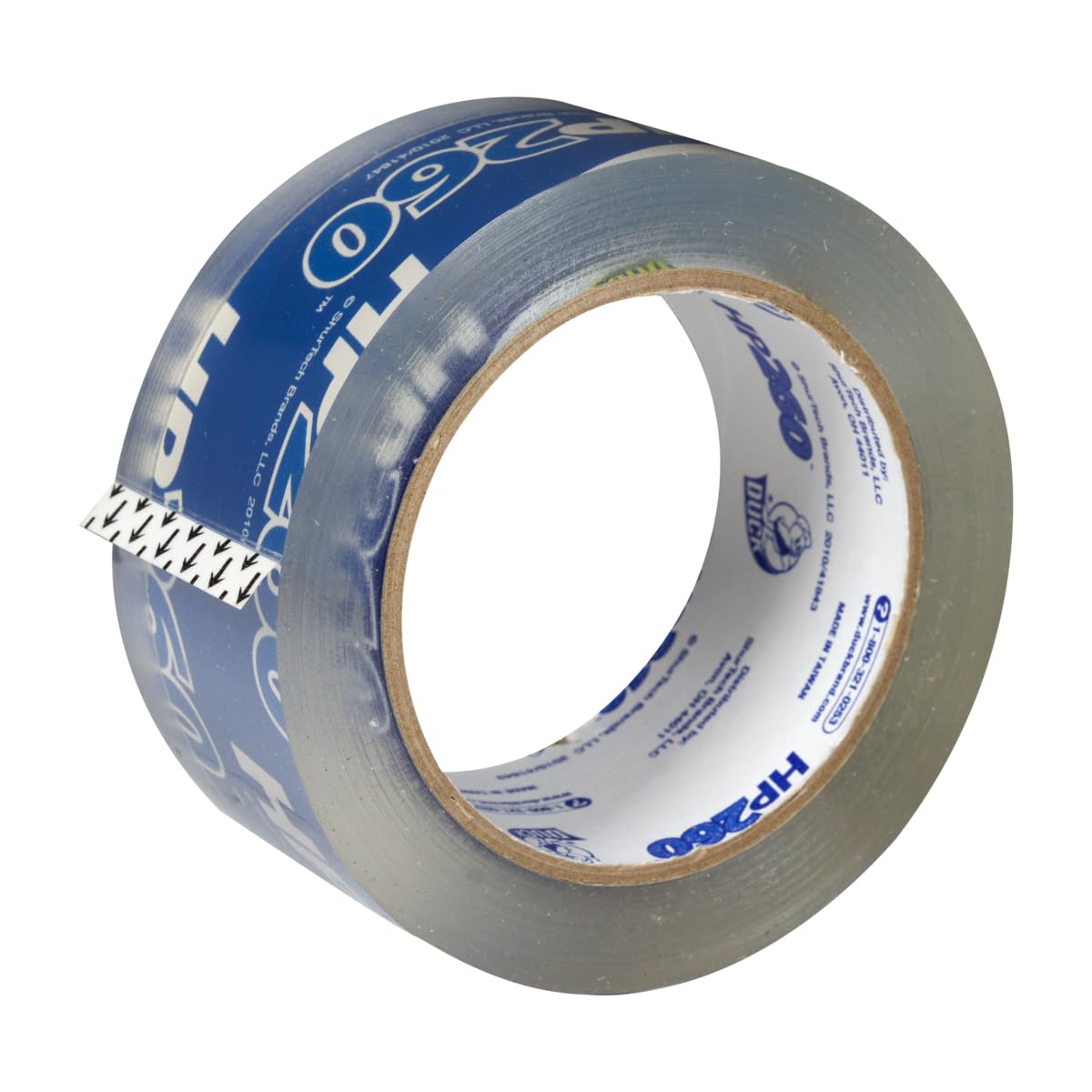 Duck High Performance Clear Packing Tape Refills - 6 Rolls of HP260 Strong Packaging Tape for Shipping, Moving, Mailing & Storage Boxes - 3" Core - 1.88 Inch x 60 Yards - Clear (287863)