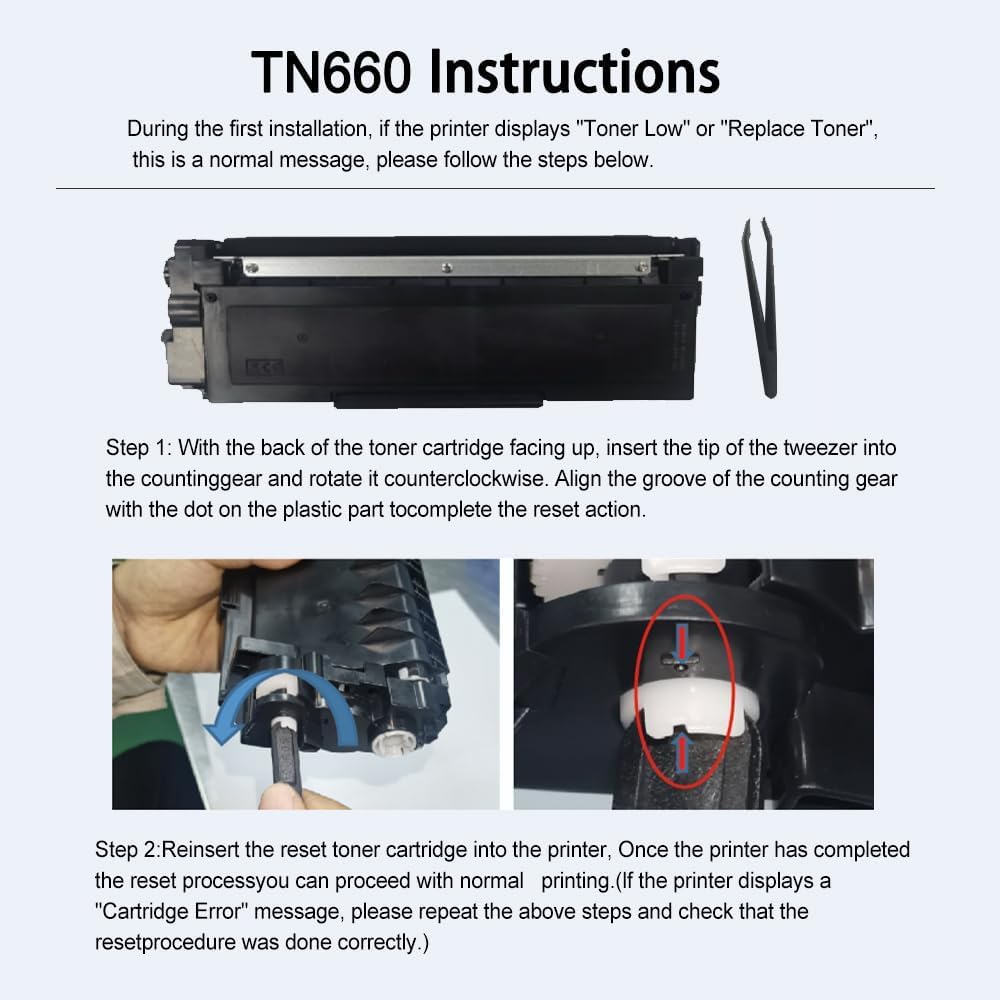 NYNYG TN660 Toner Cartridges Replacement for Brother TN660 TN630 Compatible for HL-L2380DW HL-L2320D HL-L2340DW DCP-L2540DW MFC-L2700DW MFC-L2720DW Printer (Black, 4 Pack)