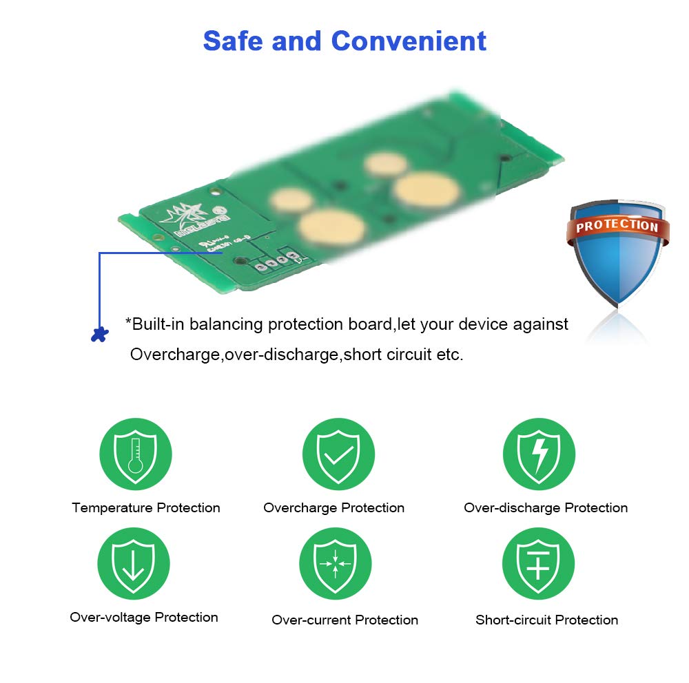 melasta 14.8V 5200mAh Lithium ion Battery Replacement Compatible with iRobot Roomba 980 960 985 690 801 850 860 870 880 891 895 770 780 790 640 650 652 655 665 670 671 675 680 685 695