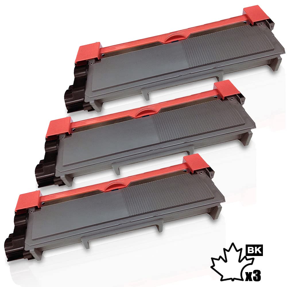 3 High Yield Inkfirst® Toner Cartridges TN-660 (TN660) Compatible Remanufactured for Brother TN-660 Black HL-L2300D HL-L2305W HL-L2320D HL-L2340DW HL-L2360DW HL-L2380DW DCP-L2520DW DCP-L2540DW MFC-L2700DW MFC-L2720DW MFC-L2740DW
