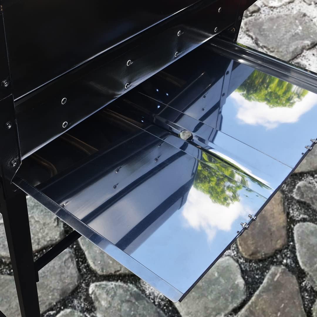 Vencino Stainless Steel Grill Grease Tray with Catch Pan - Adjustable Drip Pan for 4/5 Burner Gas Grill Models from Dyna Glo, Nexgrill, Expert Grill, BHG and More (24"-30")