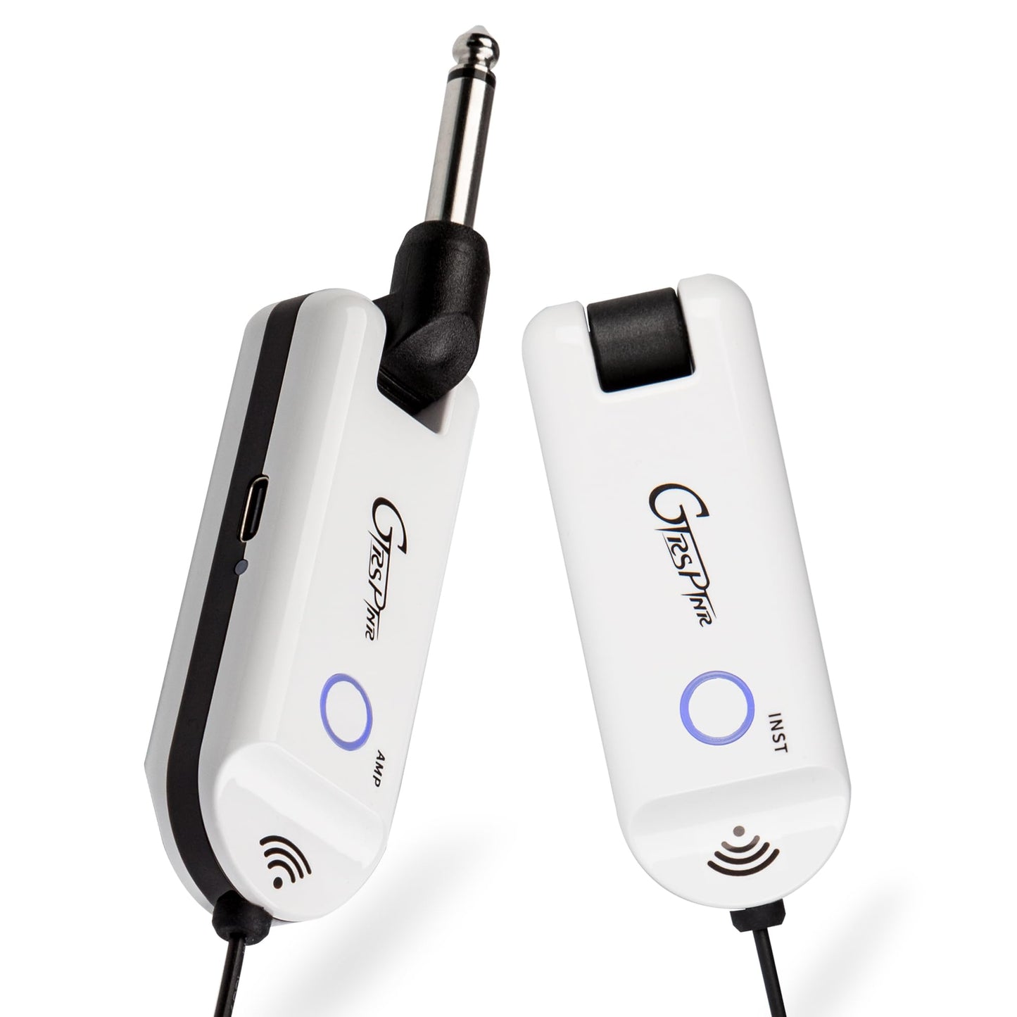 MOOER GWU4 UHF Wireless System Transmiter Reciever, 4 Channels Rechargeble for Electric Guitar, Bass, Amp