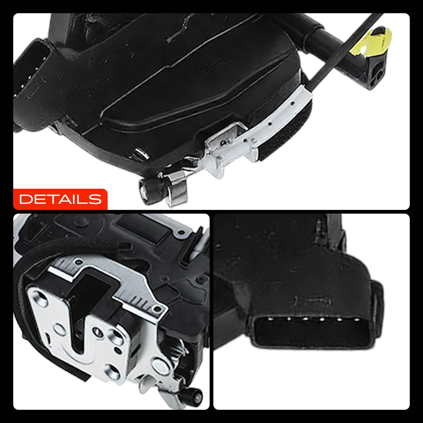 A-Premium Door Lock Latch Actuator Compatible with Infiniti Vehicles - G25 2011-2012, G35 2007-2008, G37 2009-2013, Q40 2015, Sedan, 6-Pin - Front Left Driver Side, Replace# 80501-JK600, 80501JK600