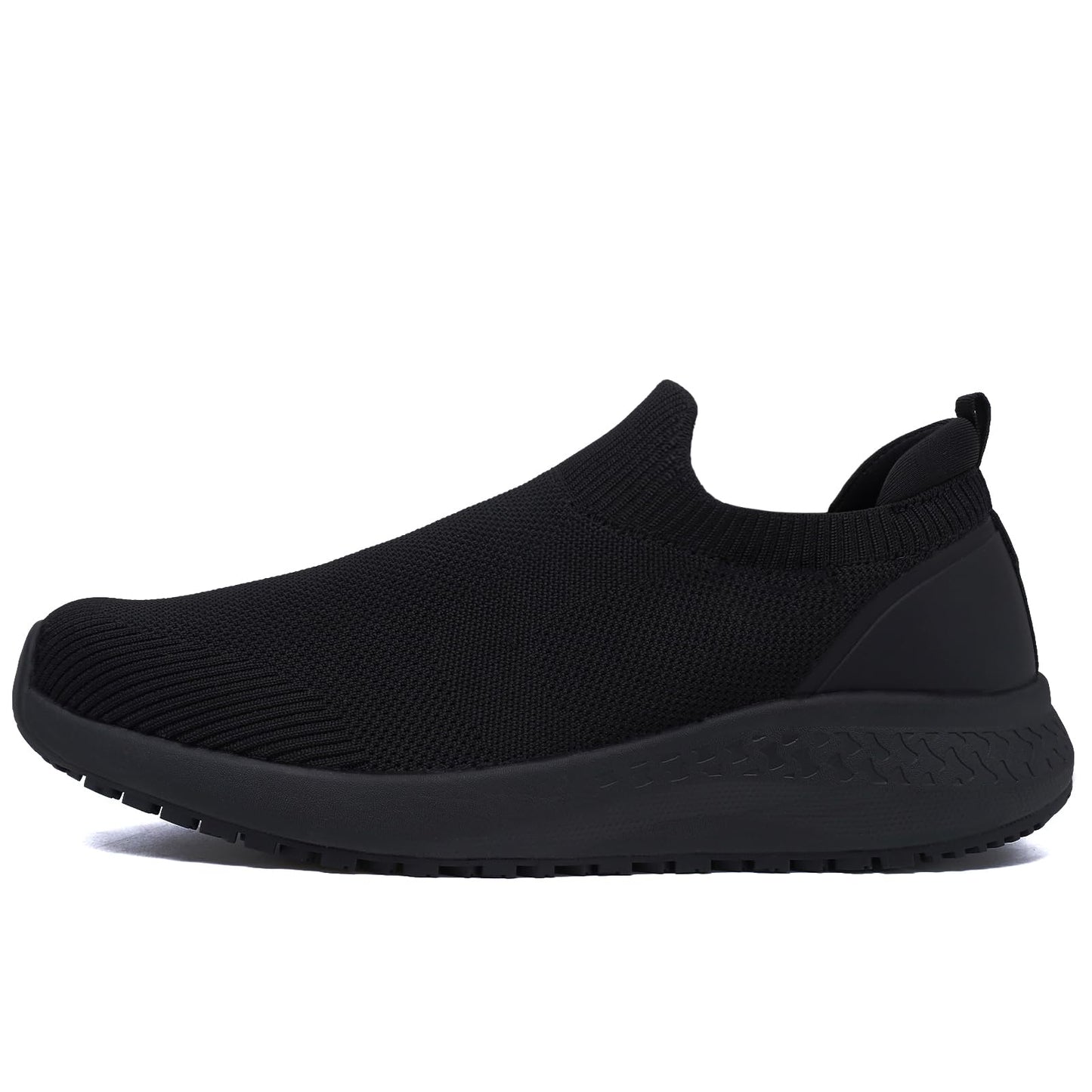 AEHAO Slip On Chef Shoes for Men Non Slip Kitchen Work Shoes Waterproof Slip Resistant Shoes for Men Food Service Restaurant Nursing Hospital Walking Sneakers Lightweight Comfortable,Black 11