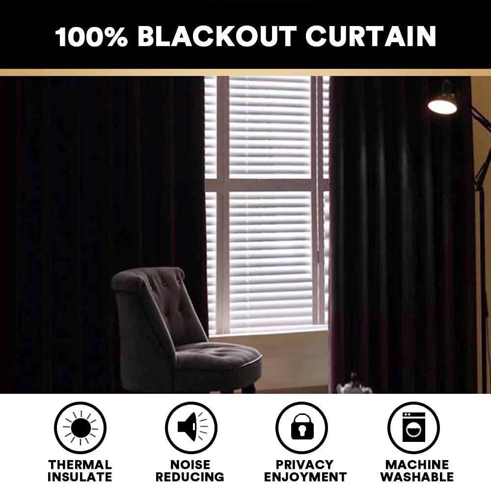 PrinceDeco Natural Linen Curtains 100% Blackout Linen Curtains for Bedroom Full Blackout Curtains 84 Inches Long Living Room Thermal Insulated Light Blocking Curtain Drapes White Backing, 2 Panels