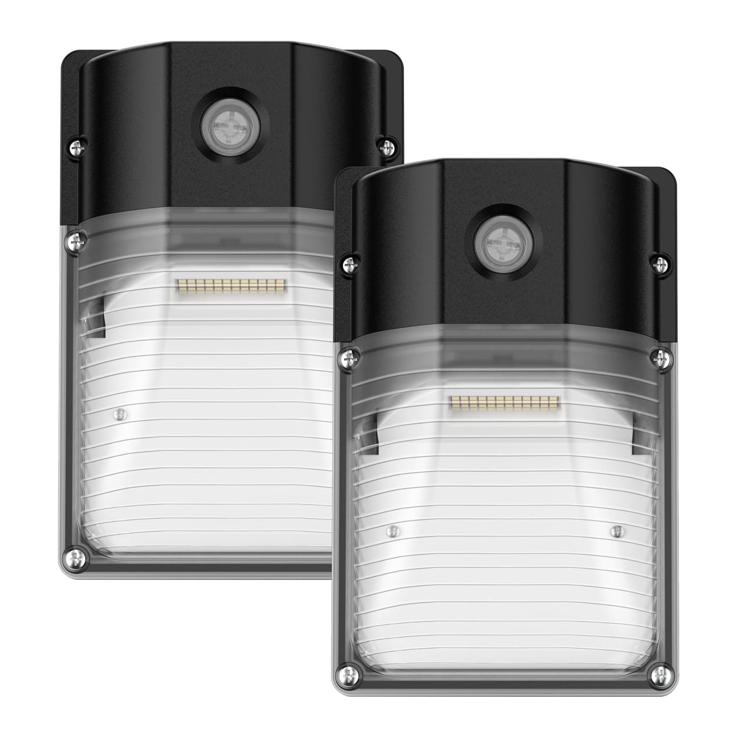 30W LED Wall Pack Light with Dusk to Dawn Sensor, 3600LM, 5000K Daylight, 120Vac Led Porch Lights, IP65 Waterproof Outdoor Security Lighting for Garage Warehouse Garden, ETL Certified, 2 Pack