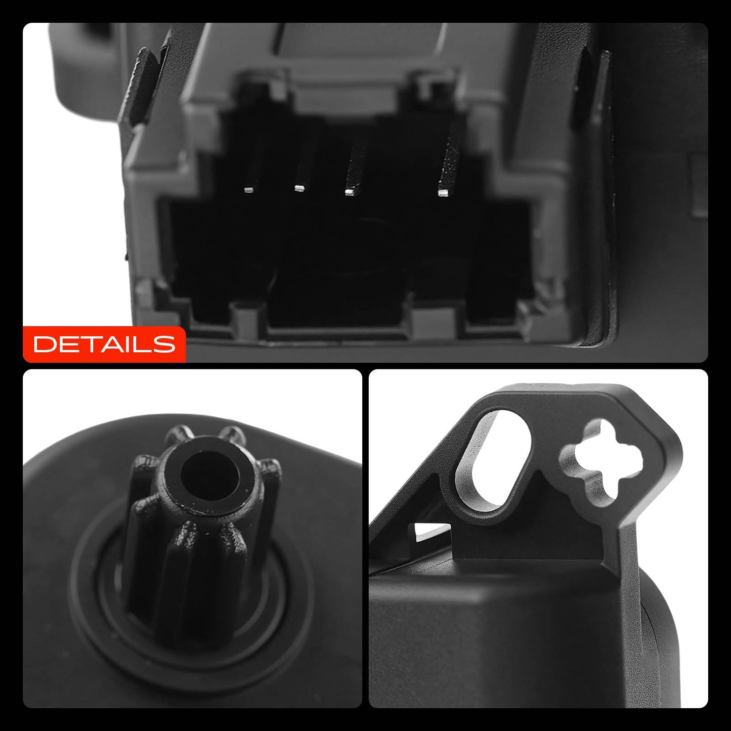 A-Premium HVAC Heater Blend Door Actuator Compatible with Ford Explorer 2011-2019, Taurus 2011-2019, Flex 2011-2019 & Lincoln MKS 2011-2016, MKT 2011-2019, Replace# AA5Z19E616C