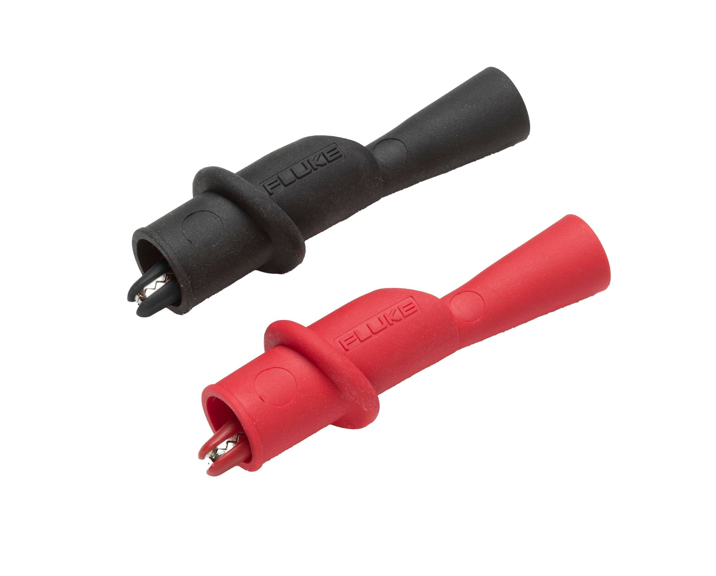 Fluke AC175 Threaded Slide-On Alligator Clip Set with Flexible Boots