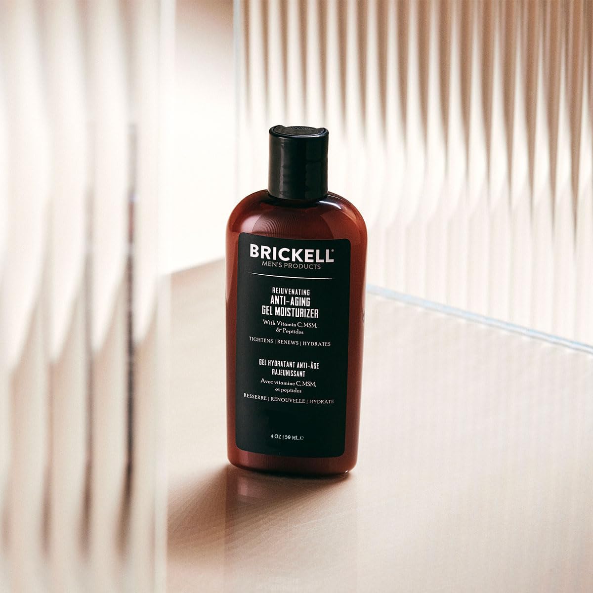 Brickell Men's Rejuvenating Anti-Aging Gel Moisturizer For Men, Natural and Organic, Limited Edition Fast Absorbing Moisturizer