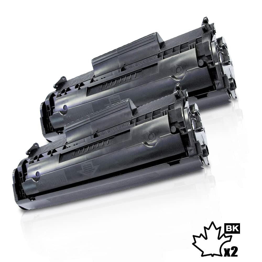 2 Inkfirst Compatible Toner Cartridges Replacement for HP Q2612A 12A Laserjet 1010 1012 1018 1020 1022 1022N 1022NW 3015 3020 3030 3050 3052 3055 M1005 MFP M1319 M1319F