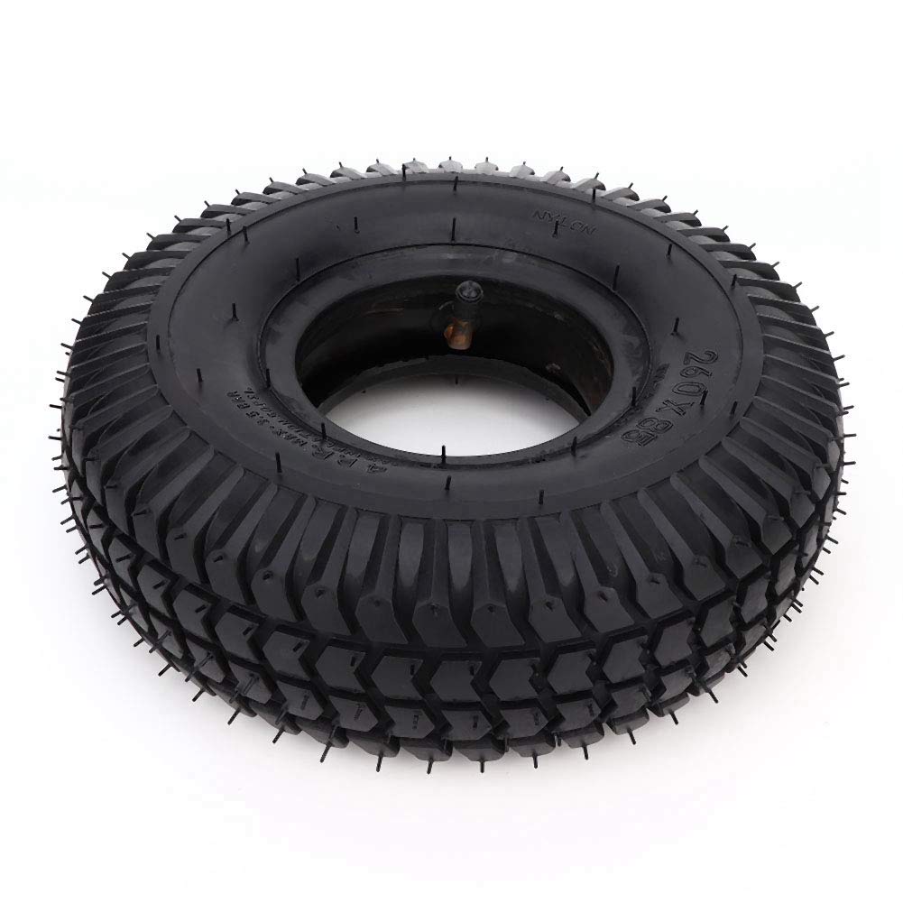 Scooter Tire, ANGGREK Wear-resistant 3.00-4/260X85 Tire+Inner Tube for Scooter Wheelchair