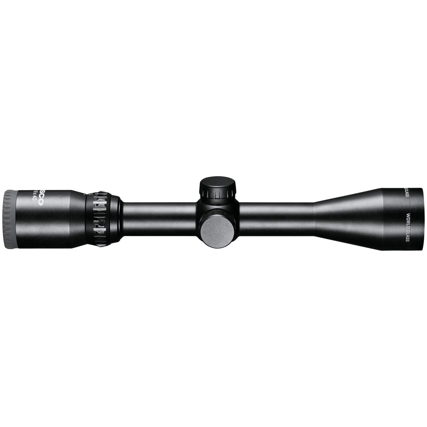 3-9x40 World Class Black Riflescope 30/30, w/Rings, Hang Box
