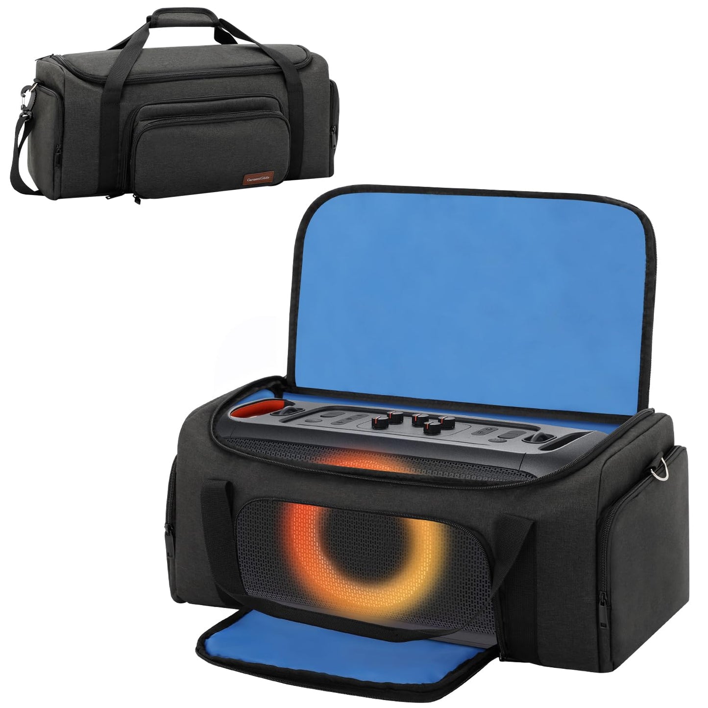 Carrying Case Compatible with JBL PartyBox On The Go Speaker, Travel Storage Shoulder Bag Portable Party Speaker Carry Tote Bag Fits for JBL PartyBox On-The-Go Essential and Accessories (Only Bag)