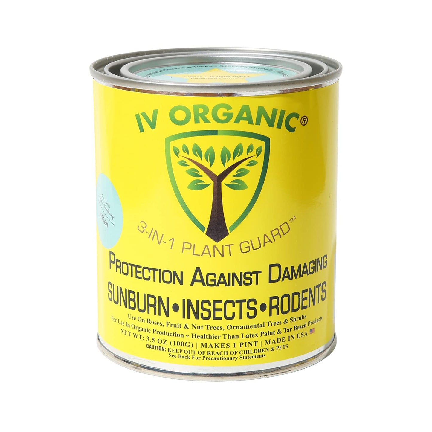 IV Organic 100534576 3-in-1 Plant Guard, White