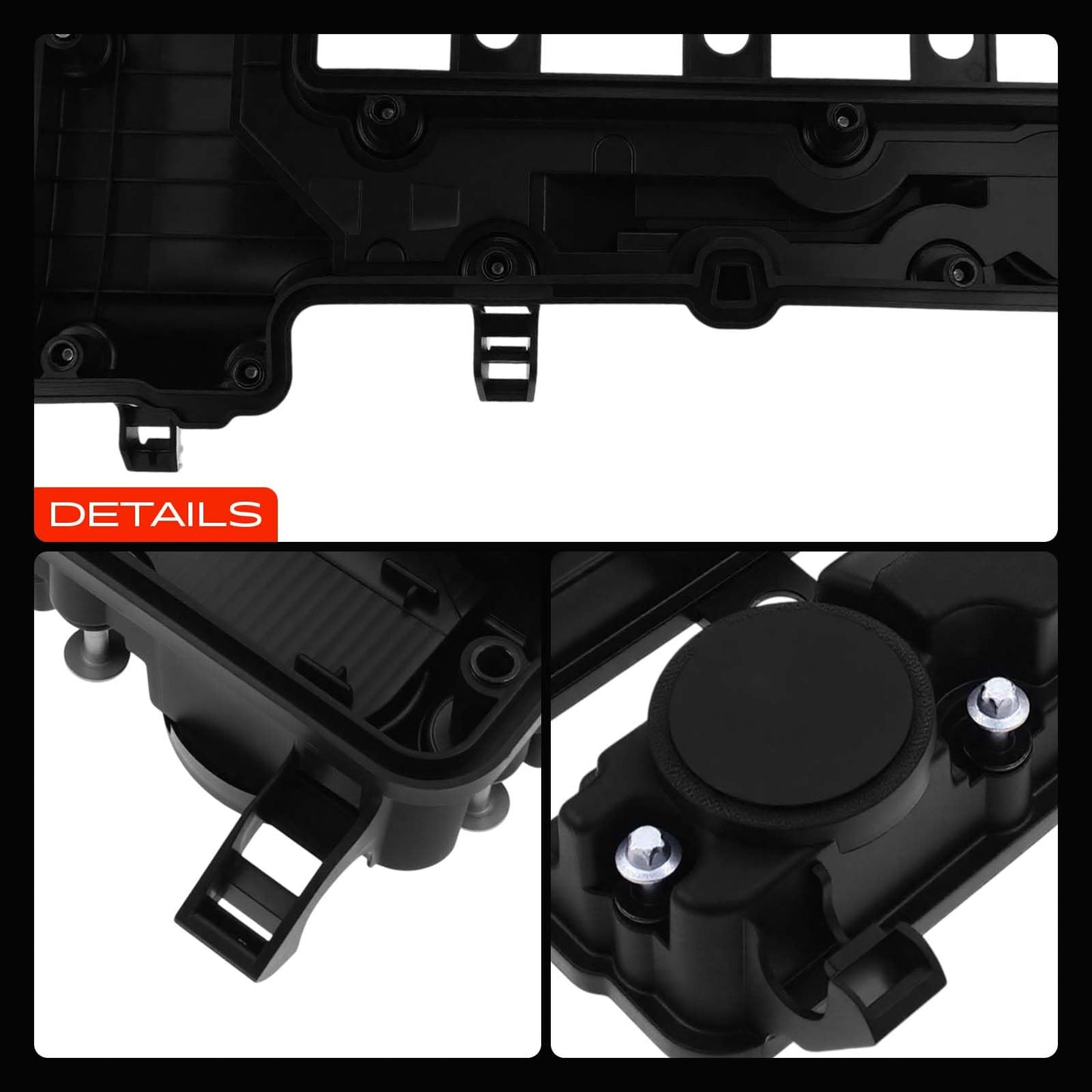 A-Premium 1.4L Turbo Engine Valve Cover, with Gasket & Bolts & Cap, Compatible with 2011-2021, Chevy Cruze Sonic Trax Volt, Buick Encore, Cadillac ELR, Replaces # 25198874, 55573746