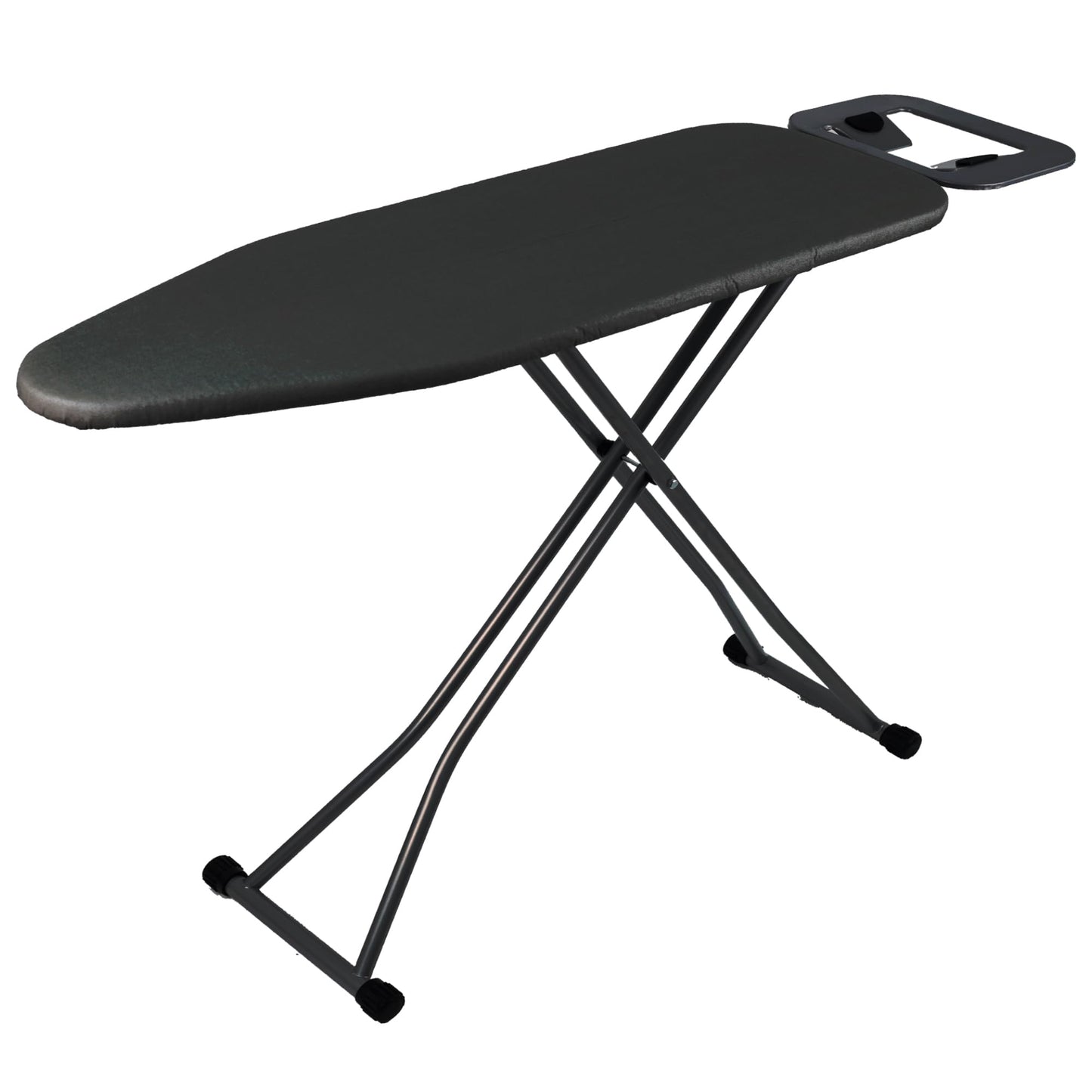 PETIARKIT Ironing Board?12’’*36’’ Heat Resistant Cover Iron Board with Steam Iron Rest, Foldable Ironing Stand for Easy Storage, Space Saving Iron Board with Heavy Duty Sturdy 4 Legs, Black