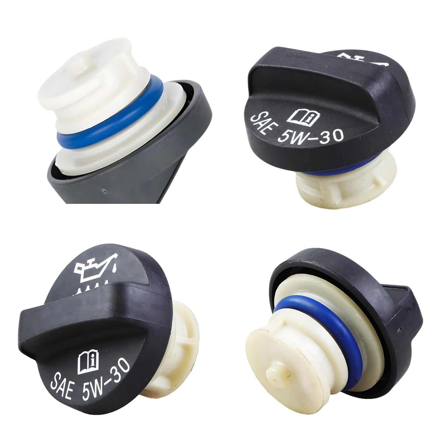 Engine Oil Cap Replacement Compatible with GM Chevy Equinox GMC Terrain Buick Verano Saturn Impala Tahoe Silverado Suburban - Oil Filler Cap Auto Parts - OEM Oil Fill Cap Replacement (Vented)