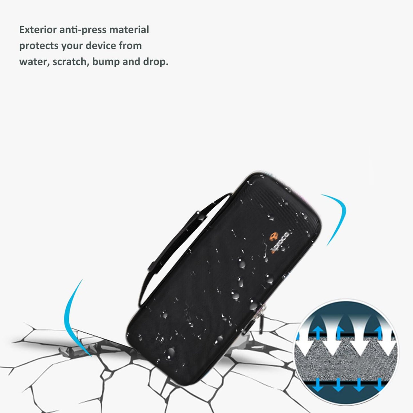 Aproca Hard Storage Travel Case, for Hori Nintendo Switch Split Pad Pro Ergonomic Controller