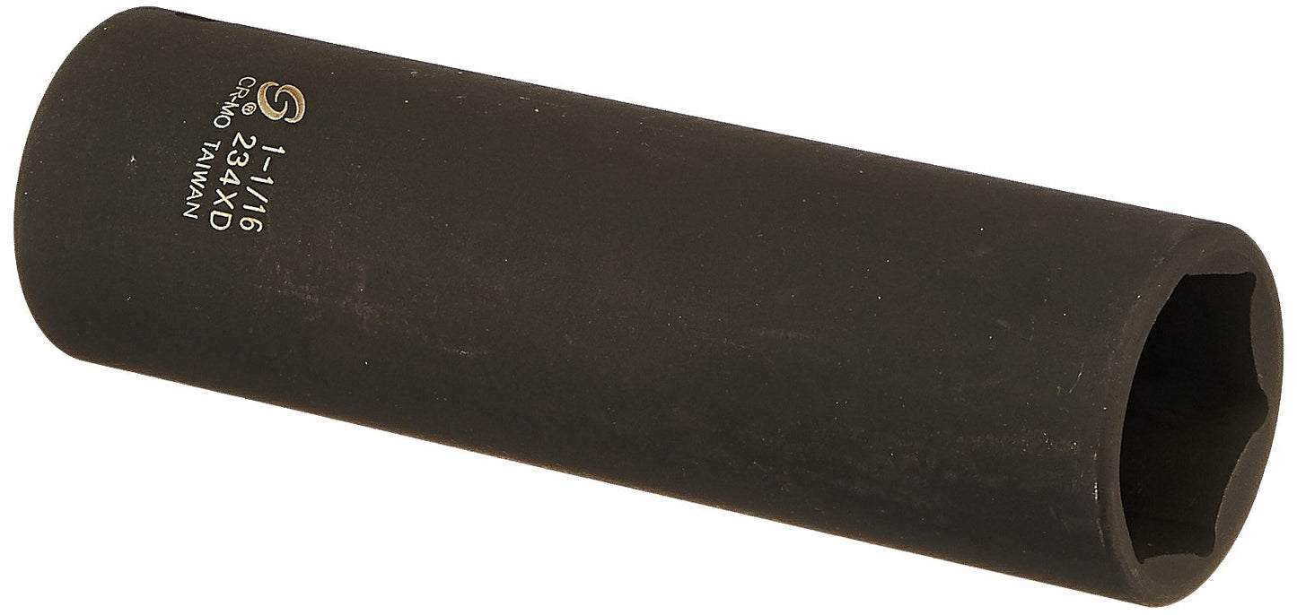 Sunex 234xd 1/2-Inch Drive 1-1/16-Inch Extra Deep Impact Socket