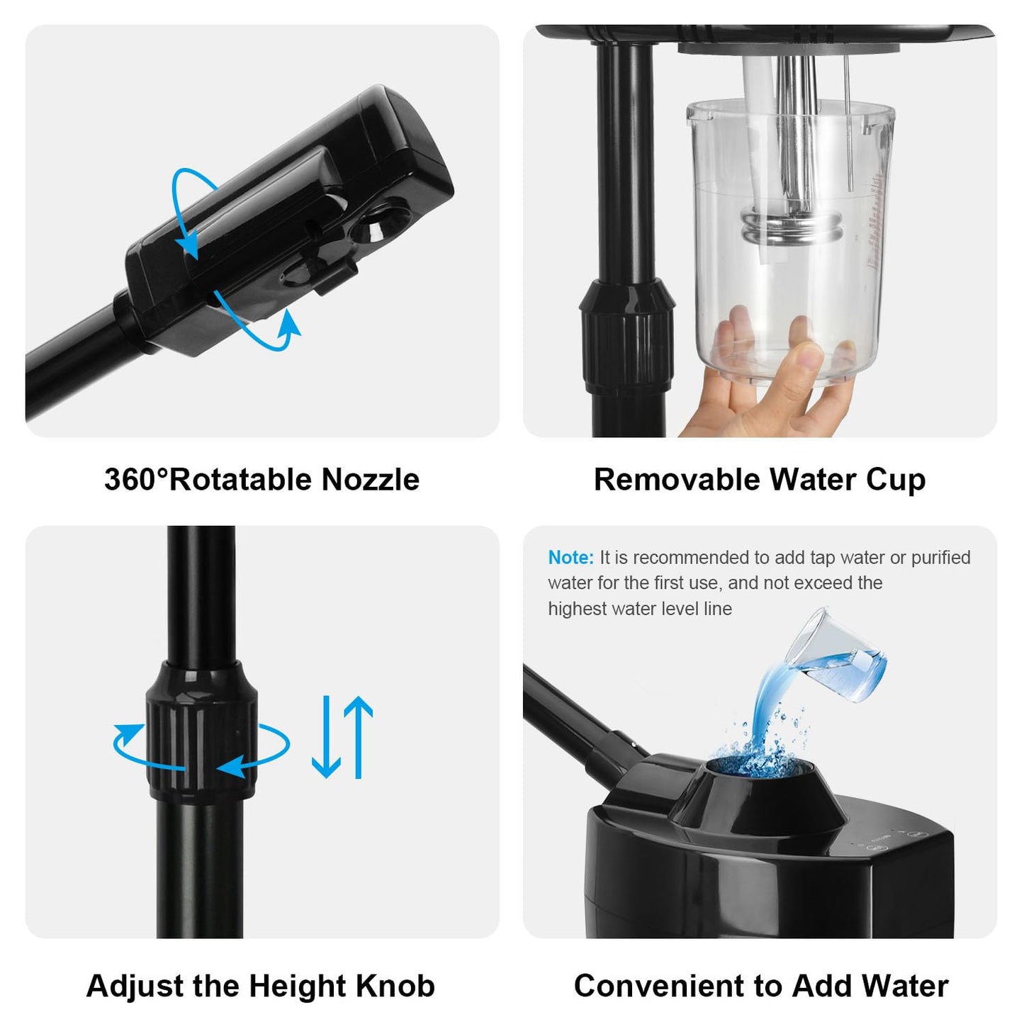 Professional Facial Steamer, Face Steamer with Hot Mist, Esthetician Facial Steamers Salon Spa Beauty Skin Care Equipment