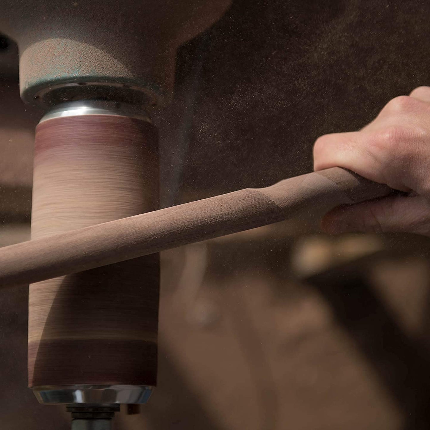 Brazos Handcrafted Wood Walking Cane, Twisted Hardwood, Wenge Style Handle, for Men & Women, Made in The USA, 34"