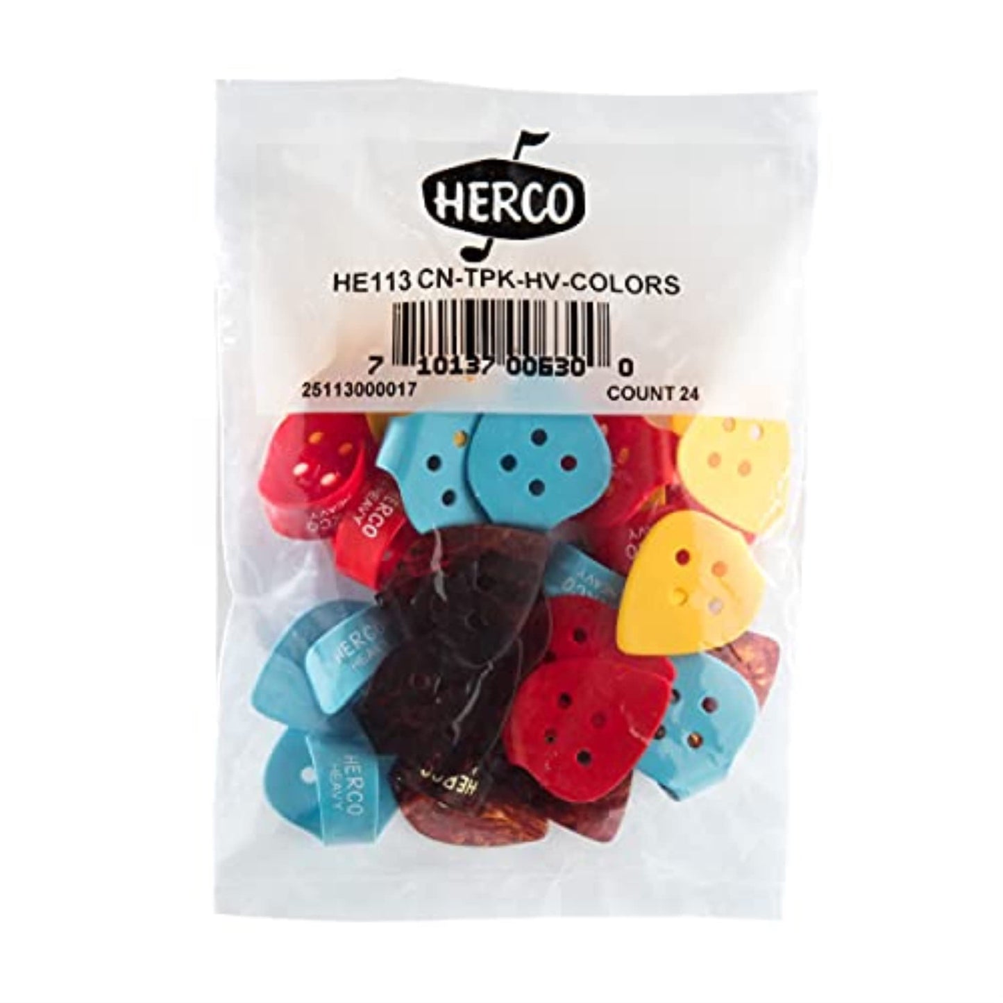 Jim Dunlop HE113 Flat Thumbpicks, Heavy, 24/Bag