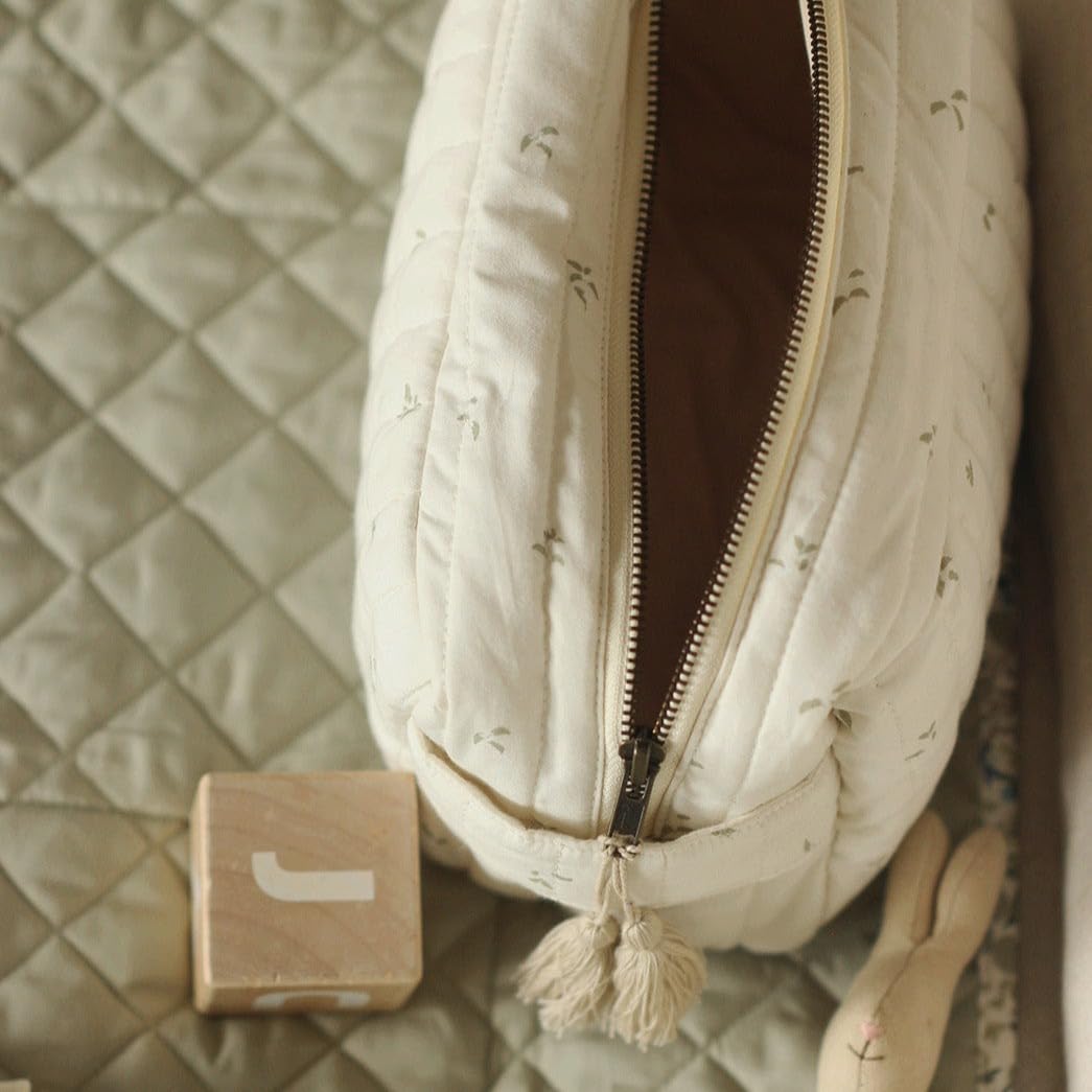 Avery Row Wash Bag Nettle Scatter