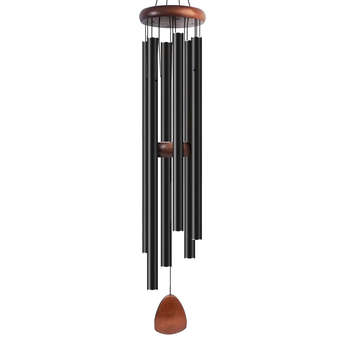 Bursvik Wind Chime for Outside Deep Tone, 55 inch Large Wind Chimes, 6 Heavy Duty Tubes Aluminium Metal Extra Large Wind Chimes, Decoration for Garden, Patio, Yard, Gift for Mother's Day