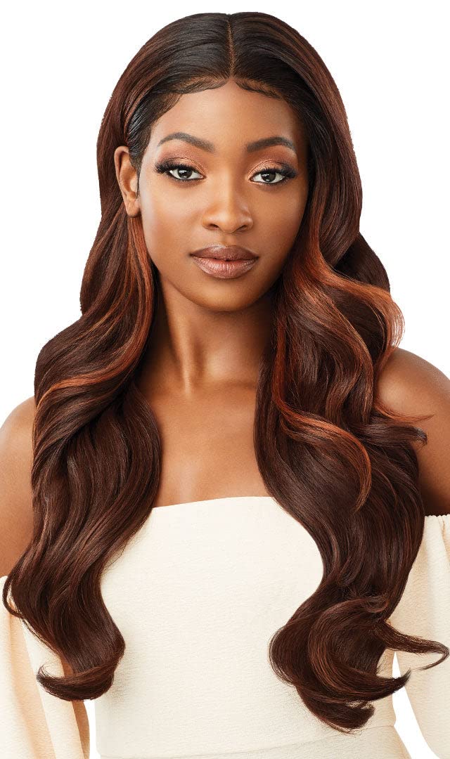 Outre melted Hairline Lace Front Wig Frontal Effect Hairline HD Transparent Lace SERAPHINE (1B)