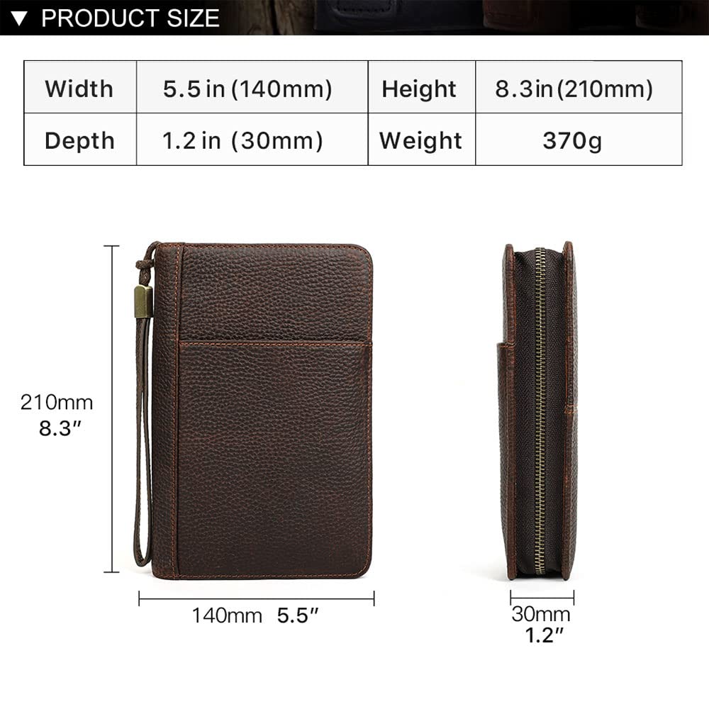 Contacts Cigar Humidor Leather Business Cigars Box Travel 5 Finger Cigars Clutch Organizer with Cigar Cutter Slot Lighter Slot