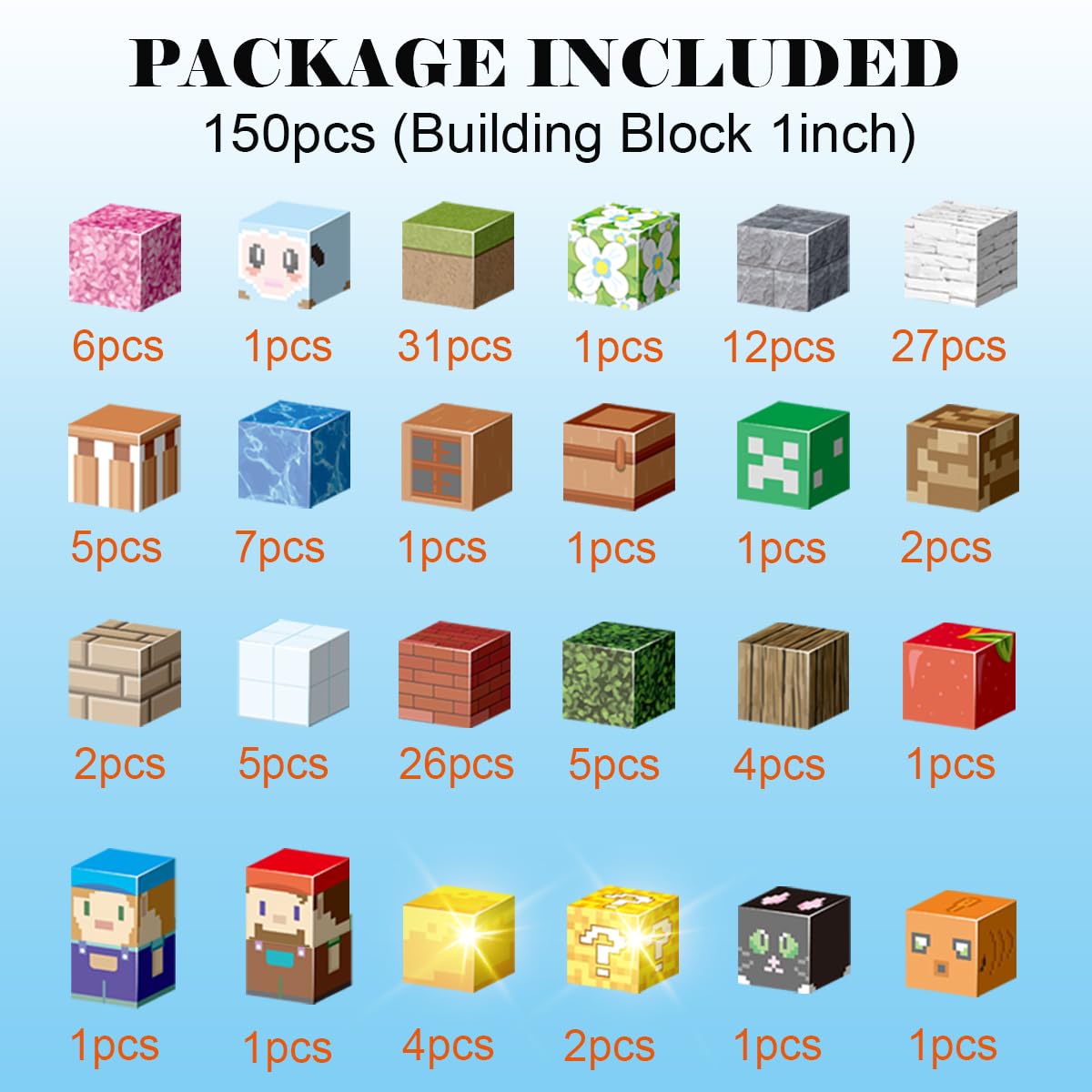 JOYYAGSK 1 Inch 150PCS Magnetic Blocks Building Set, Magnet Constructions Stacking Toys STEM Sensory Educational Christmas Birthday Gifts for Toddler Boys Girls